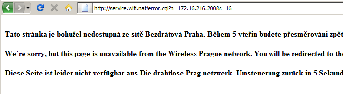 Bezdrátová Praha Wi-Fi