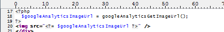 Google Analytics kód pro mobilní verze