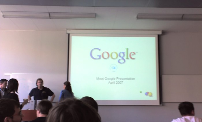 Přednáška Google na VŠE