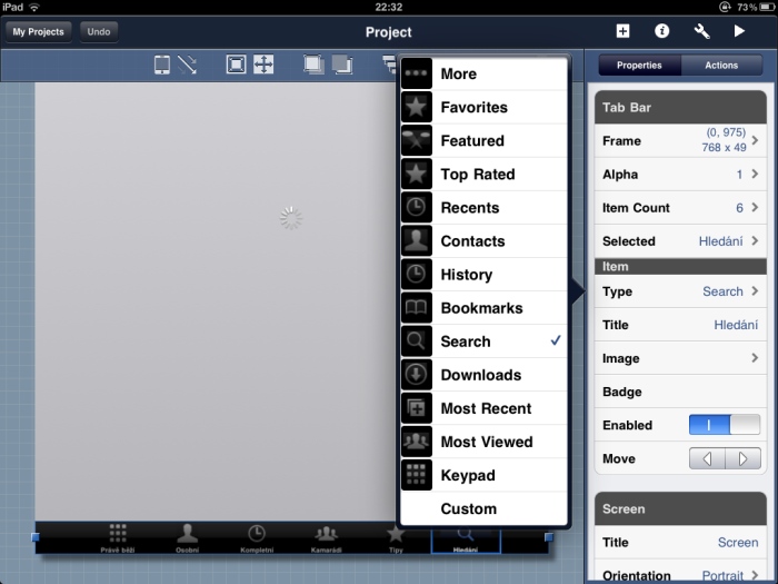 Blueprint (aplikace na iPad)