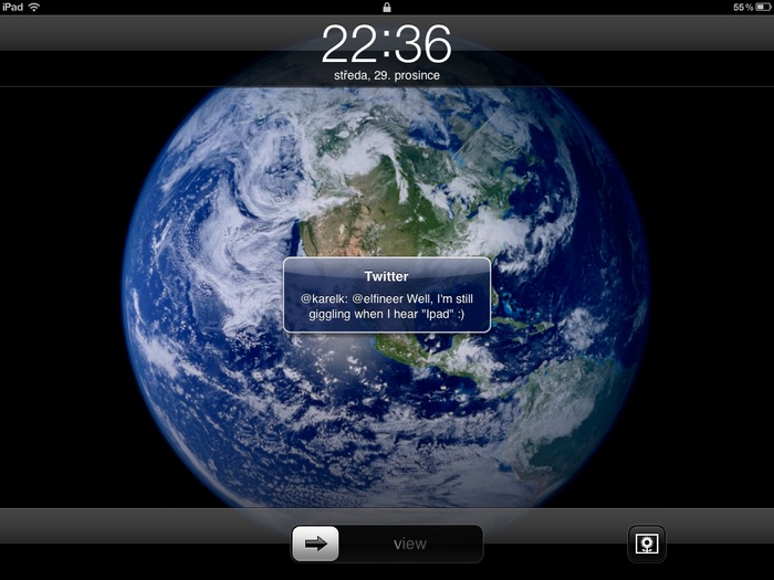 iPad Twitter