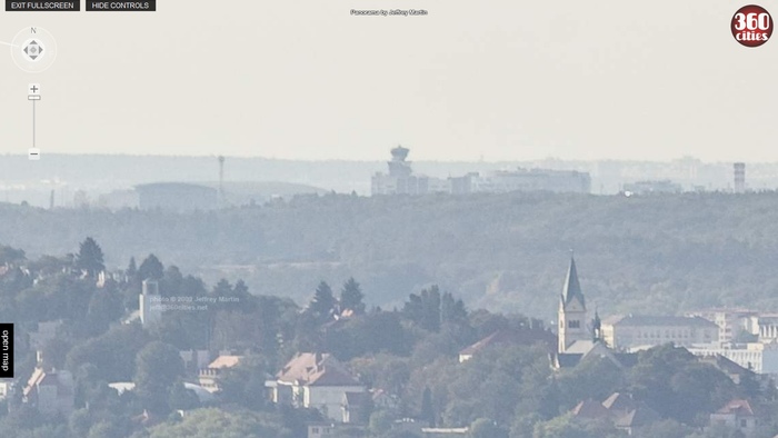 Panoramatická fotka Prahy