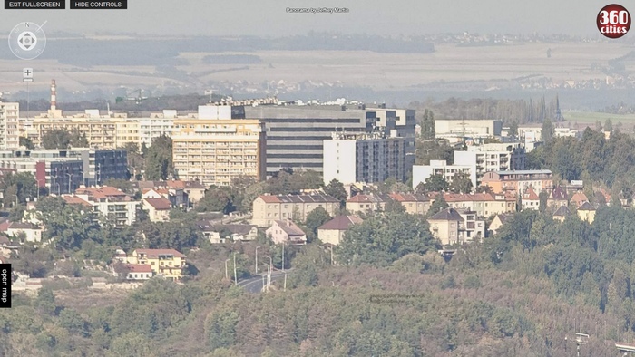 Panoramatická fotka Prahy