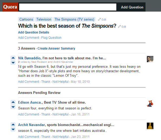 Otázka: Jaká je nejlepší epizoda SImpsonů?