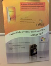Akademické uvedení Windows Vista a Office 2007